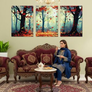 Set of 3 wall Art Phototiles for wall decoration/ wooden wall phototiles