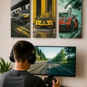 set of 2 islamic theme phototiles for wall decoration/ wooden phototiles