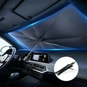 Car Care Foldable Windshield Sunshade Umbrella – All-Weather UV Blocker & Thermal Shield
